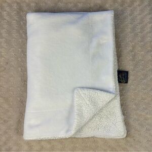 Cuddly Buddies Solid White Baby Blanket Sherpa Plush Berkshire Home